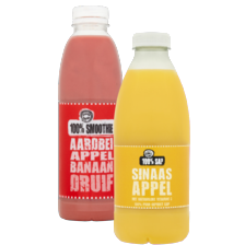 100% smoothie of 100% sinaasappelsap